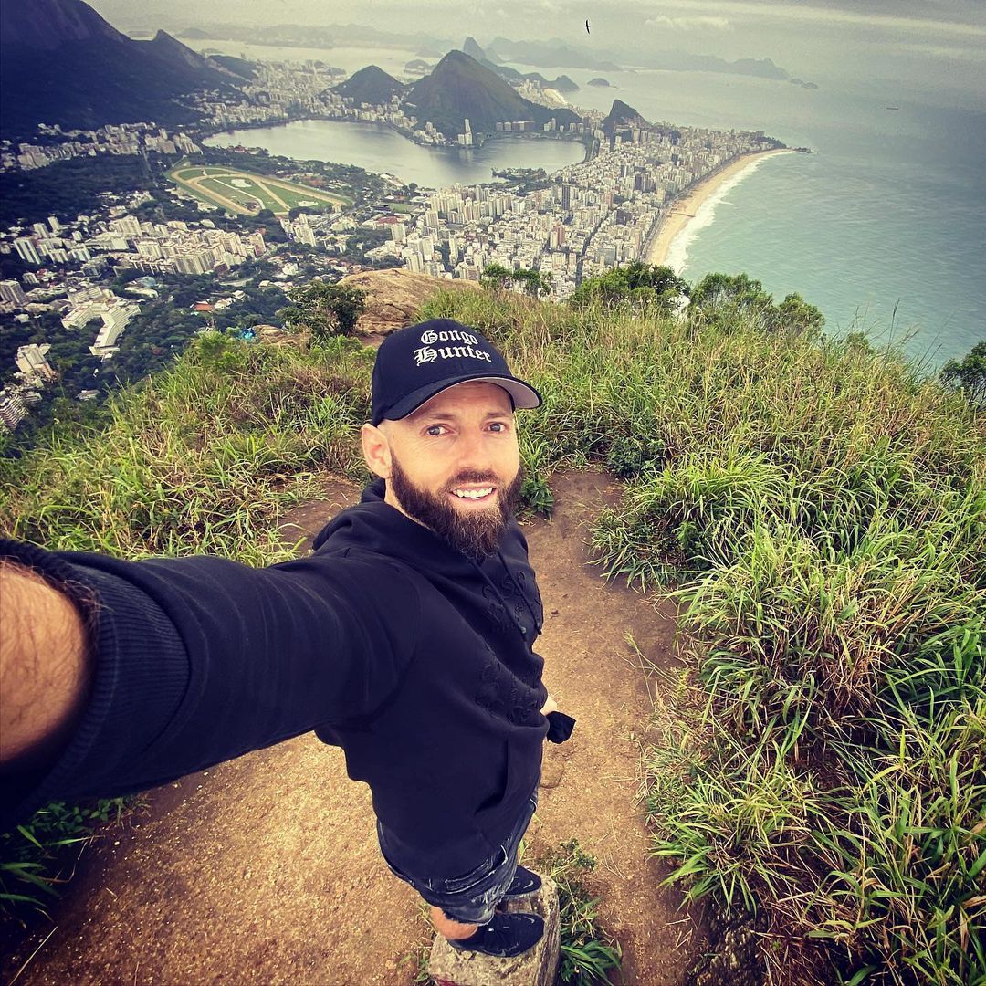 harald baldr taking selfie on a hike
