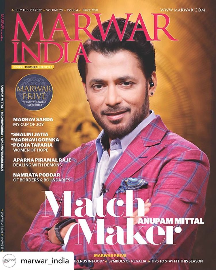 Anupam Mittal on Magazine cover